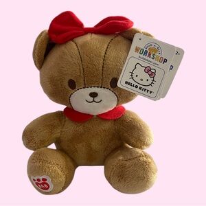 Build a Bear Sanrio Hello Kitty Holiday 2023 Tiny Chum Mini Teddy Bear Plush new
